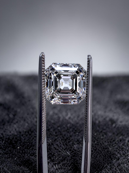 Natural 4.02 cts. I VVS2 Ex Vg N Square Emerald (Asscher) Shaped Diamond Loose Stone - GIA Certified - LS51