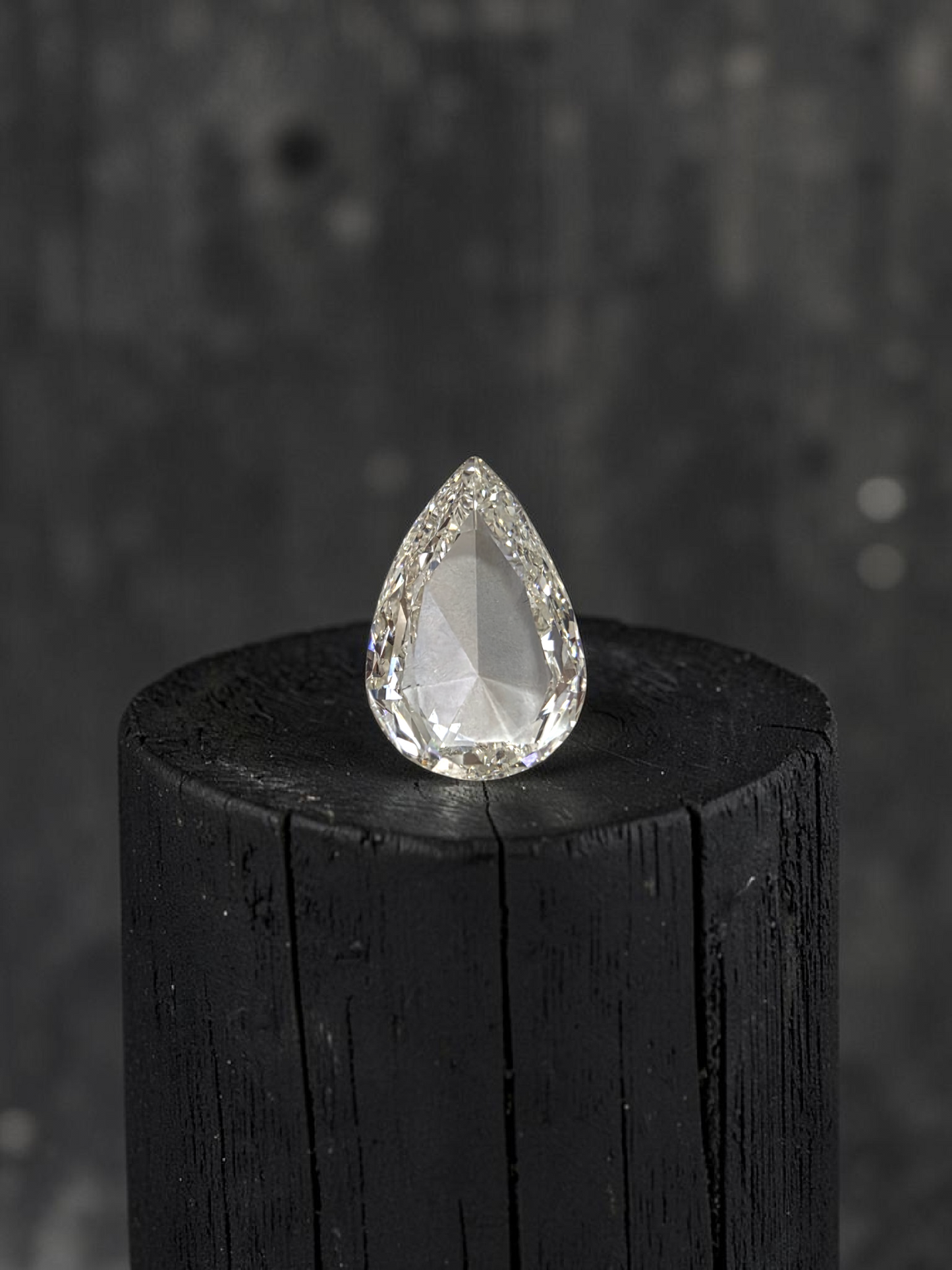 Natural 5.03 cts. J SI1 Gd Fr St. Pear (Rose Cut) Shaped Diamond Loose Stone - GIA Certified - LS52