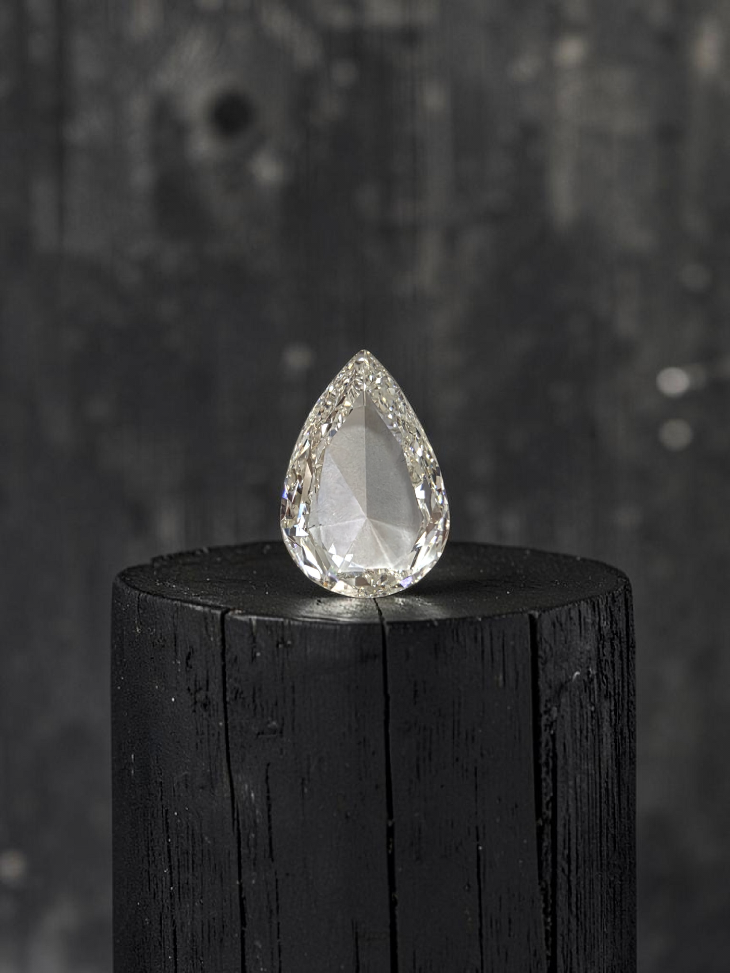 Natural 5.03 cts. J SI1 Gd Fr St. Pear (Rose Cut) Shaped Diamond Loose Stone - GIA Certified - LS52