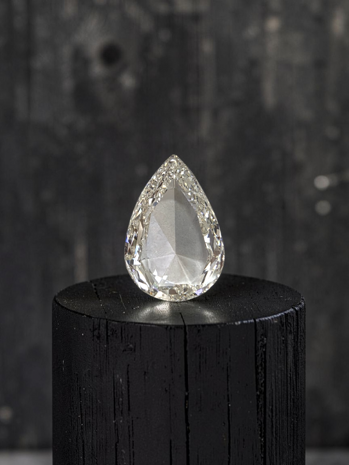 Natural 5.03 cts. J SI1 Gd Fr St. Pear (Rose Cut) Shaped Diamond Loose Stone - GIA Certified - LS52