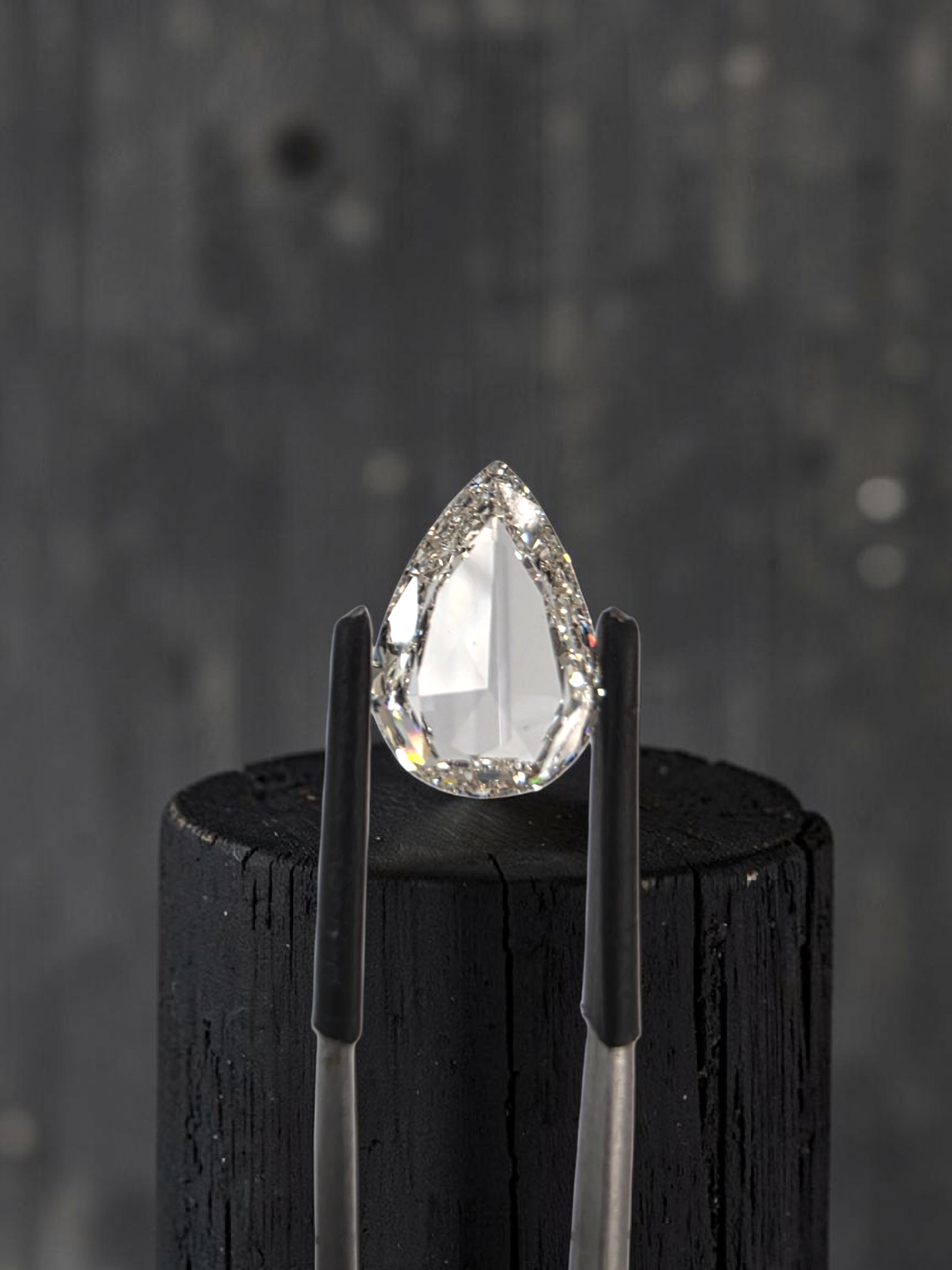 Natural 5.03 cts. J SI1 Gd Fr St. Pear (Rose Cut) Shaped Diamond Loose Stone - GIA Certified - LS52