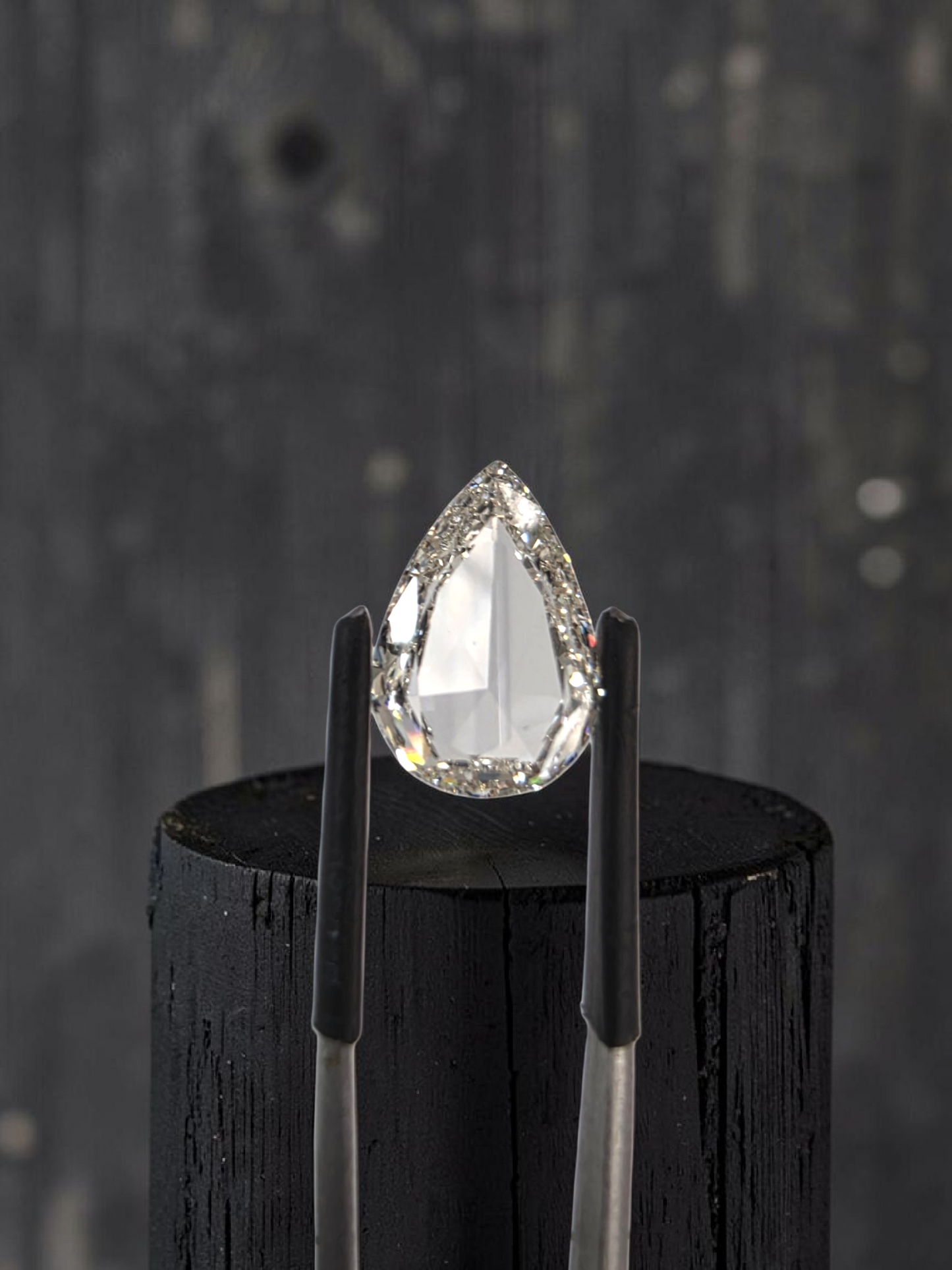 Natural 5.03 cts. J SI1 Gd Fr St. Pear (Rose Cut) Shaped Diamond Loose Stone - GIA Certified - LS52