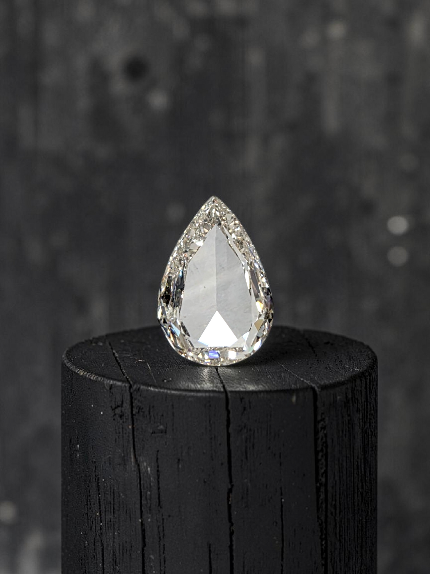 Natural 5.03 cts. J SI1 Gd Fr St. Pear (Rose Cut) Shaped Diamond Loose Stone - GIA Certified - LS52