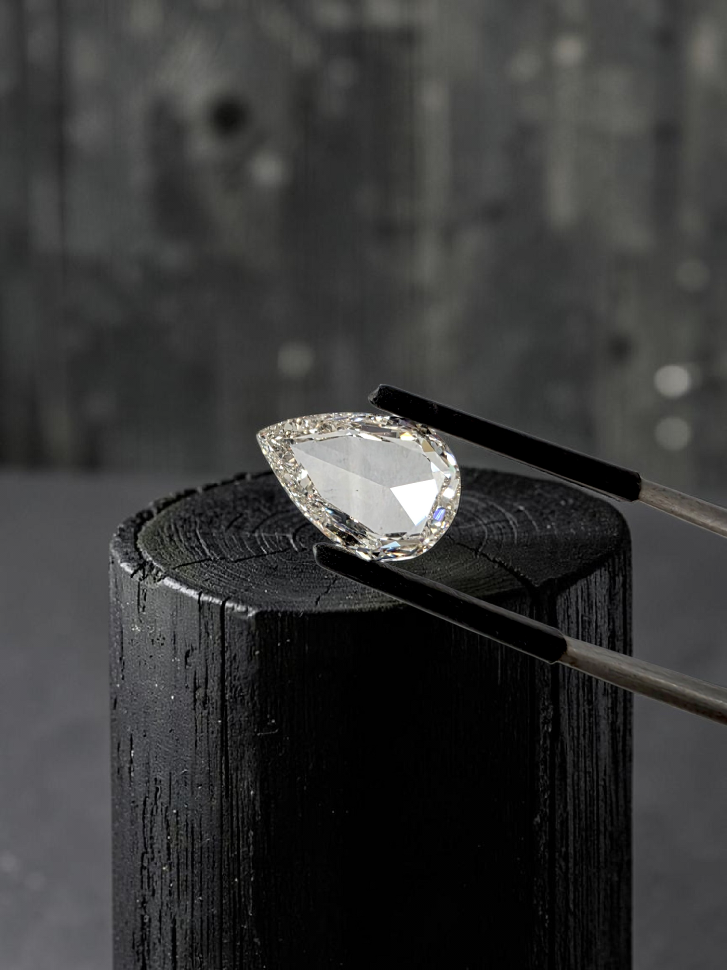 Natural 5.03 cts. J SI1 Gd Fr St. Pear (Rose Cut) Shaped Diamond Loose Stone - GIA Certified - LS52
