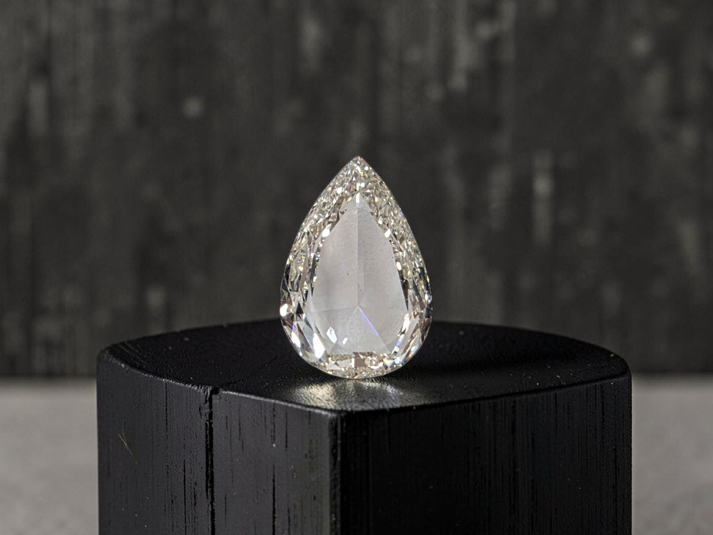 Natural 5.03 cts. J SI1 Gd Fr St. Pear (Rose Cut) Shaped Diamond Loose Stone - GIA Certified - LS52