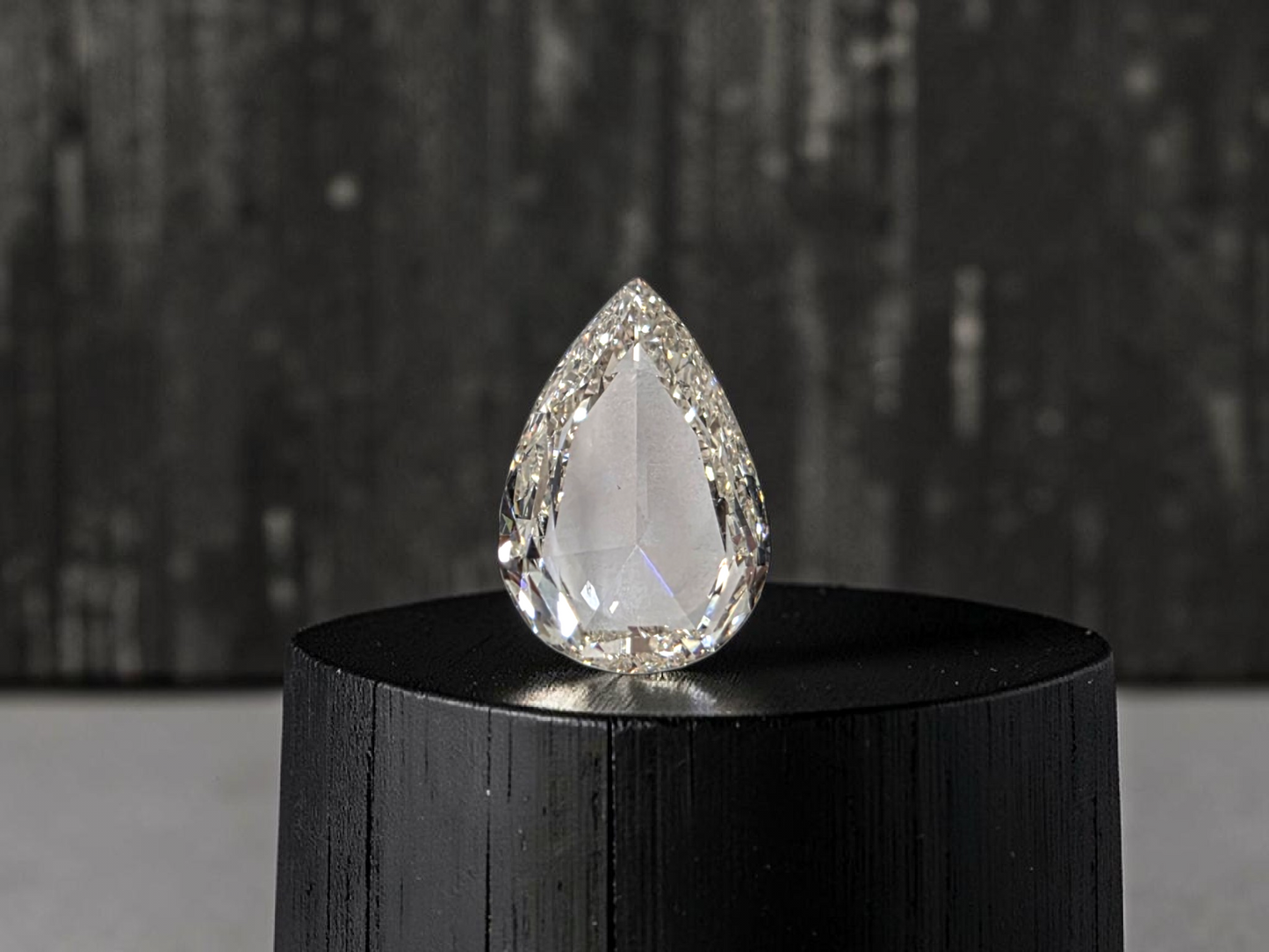 Natural 5.03 cts. J SI1 Gd Fr St. Pear (Rose Cut) Shaped Diamond Loose Stone - GIA Certified - LS52