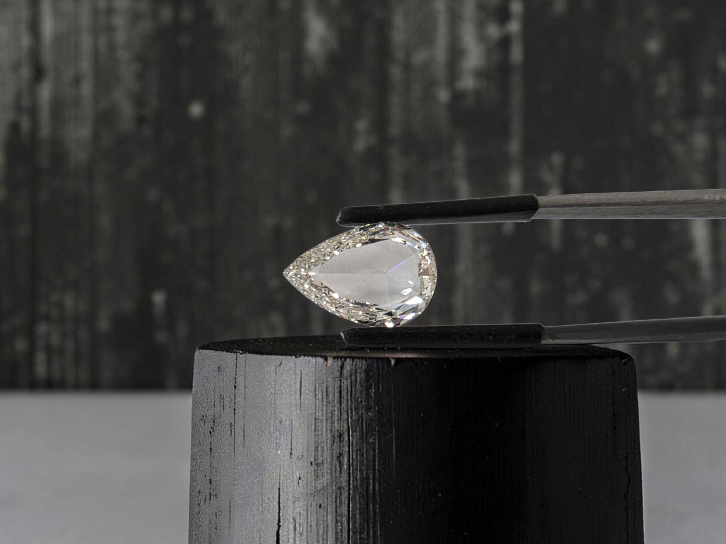 Natural 5.03 cts. J SI1 Gd Fr St. Pear (Rose Cut) Shaped Diamond Loose Stone - GIA Certified - LS52