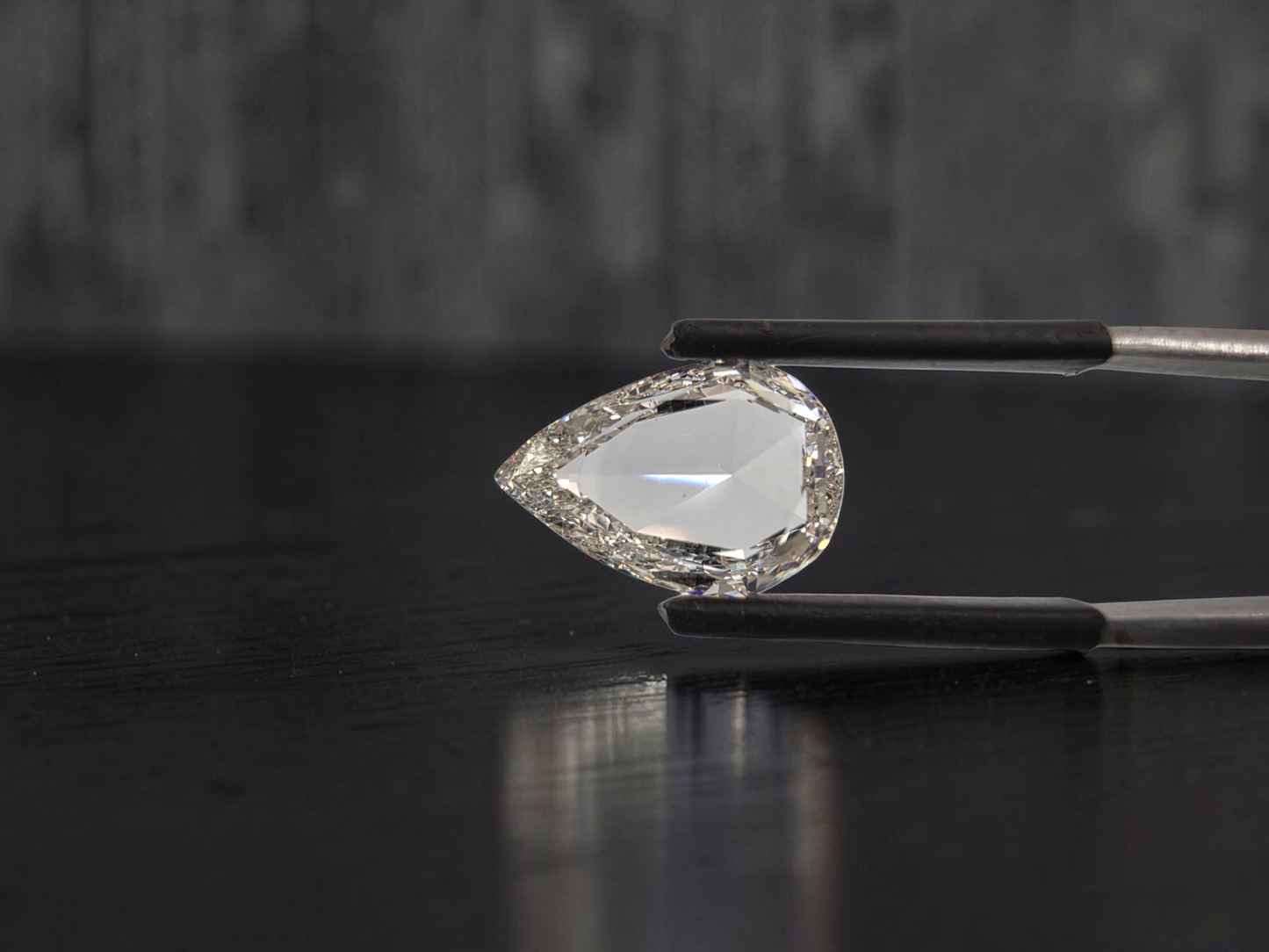 Natural 5.03 cts. J SI1 Gd Fr St. Pear (Rose Cut) Shaped Diamond Loose Stone - GIA Certified - LS52