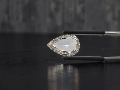 Natural 5.03 cts. J SI1 Gd Fr St. Pear (Rose Cut) Shaped Diamond Loose Stone - GIA Certified - LS52