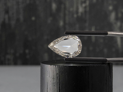Natural 5.03 cts. J SI1 Gd Fr St. Pear (Rose Cut) Shaped Diamond Loose Stone - GIA Certified - LS52