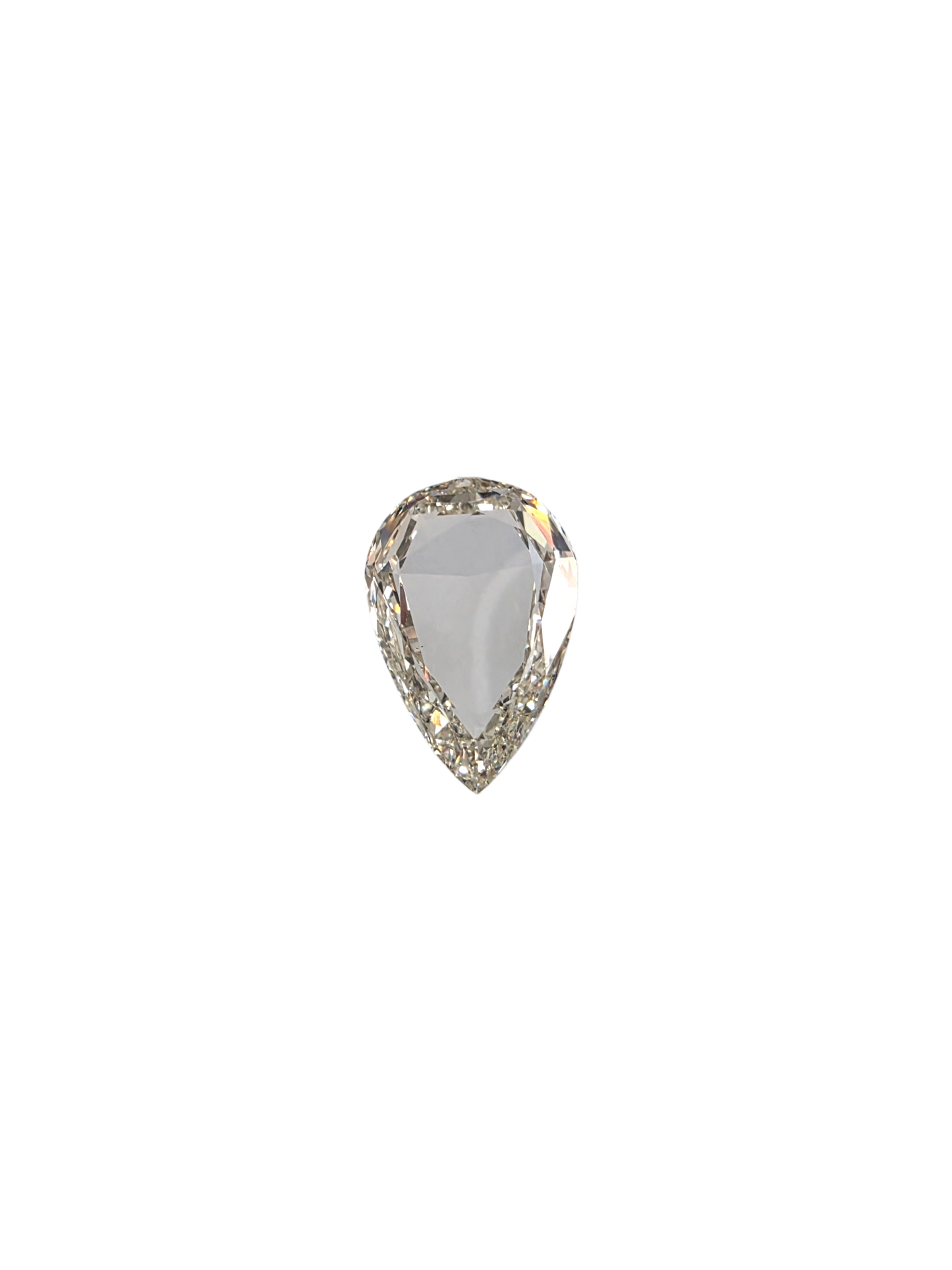 Natural 5.03 cts. J SI1 Gd Fr St. Pear (Rose Cut) Shaped Diamond Loose Stone - GIA Certified - LS52