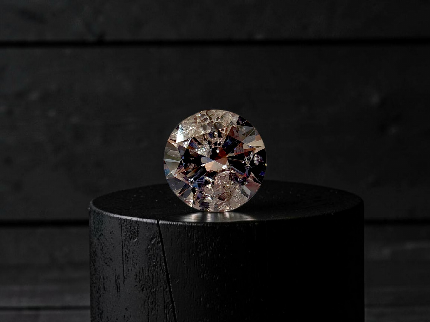 Natural 1.51 cts. Light Pinkish Brown Round Brilliant Diamond Loose Stone - GIA Certified - LS57