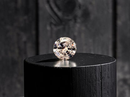 Natural 1.51 cts. Light Pinkish Brown Round Brilliant Diamond Loose Stone - GIA Certified - LS57