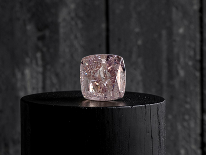Natural 1.02 cts. Fancy Brownish Pink Cushion Modified Brilliant Diamond Loose Stone - GIA Certified - LS58