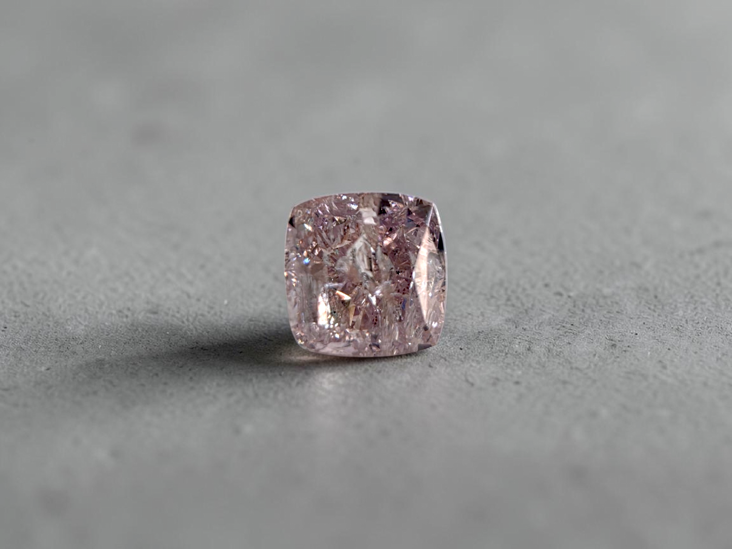Natural 1.02 cts. Fancy Brownish Pink Cushion Modified Brilliant Diamond Loose Stone - GIA Certified - LS58