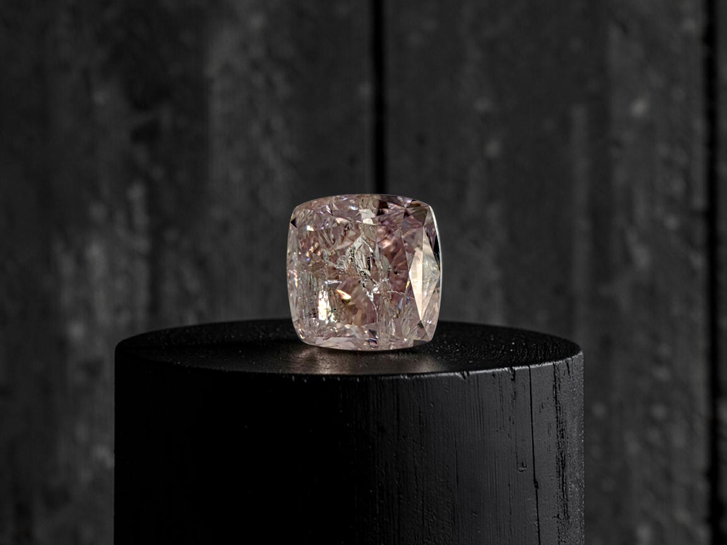 Natural 1.02 cts. Fancy Brownish Pink Cushion Modified Brilliant Diamond Loose Stone - GIA Certified - LS58