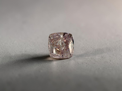 Natural 1.02 cts. Fancy Brownish Pink Cushion Modified Brilliant Diamond Loose Stone - GIA Certified - LS58