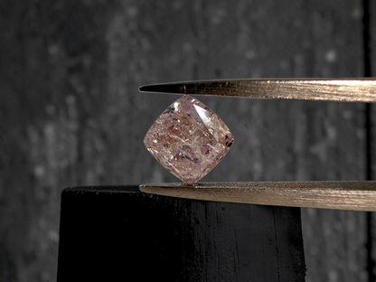 Natural 1.02 cts. Fancy Brownish Pink Cushion Modified Brilliant Diamond Loose Stone - GIA Certified - LS58