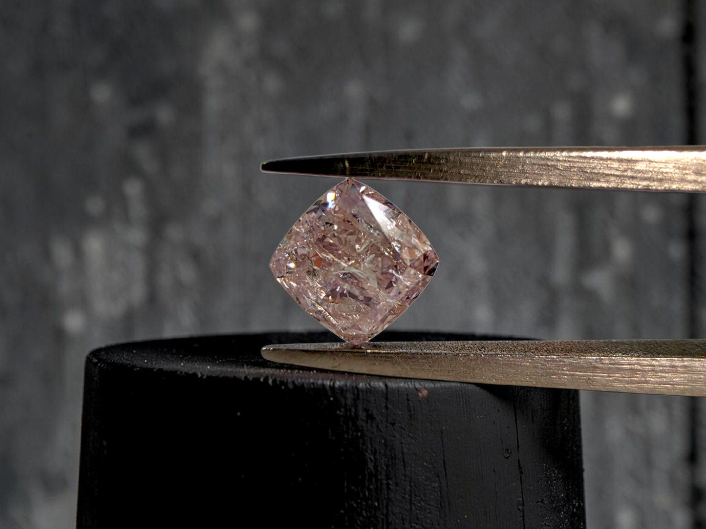 Natural 1.02 cts. Fancy Brownish Pink Cushion Modified Brilliant Diamond Loose Stone - GIA Certified - LS58