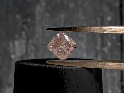 Natural 1.02 cts. Fancy Brownish Pink Cushion Modified Brilliant Diamond Loose Stone - GIA Certified - LS58