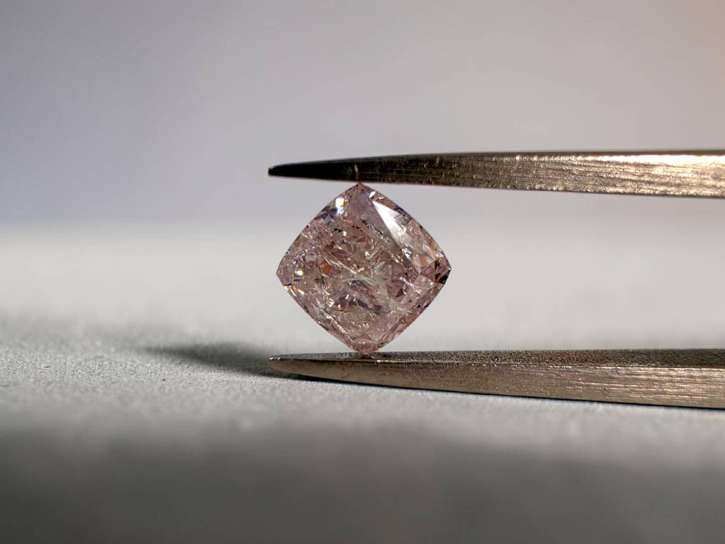 Natural 1.02 cts. Fancy Brownish Pink Cushion Modified Brilliant Diamond Loose Stone - GIA Certified - LS58