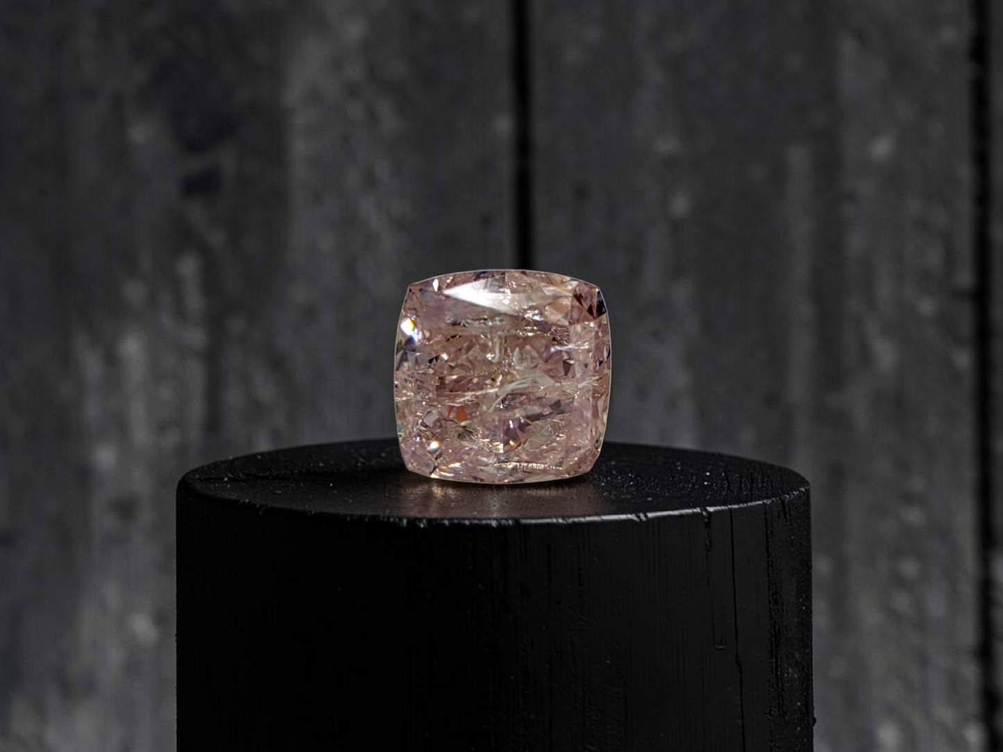 Natural 1.02 cts. Fancy Brownish Pink Cushion Modified Brilliant Diamond Loose Stone - GIA Certified - LS58