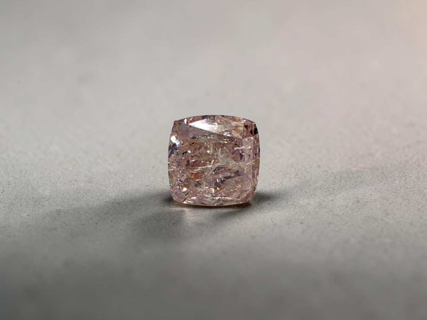 Natural 1.02 cts. Fancy Brownish Pink Cushion Modified Brilliant Diamond Loose Stone - GIA Certified - LS58