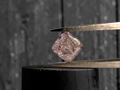 Natural 1.02 cts. Fancy Brownish Pink Cushion Modified Brilliant Diamond Loose Stone - GIA Certified - LS58
