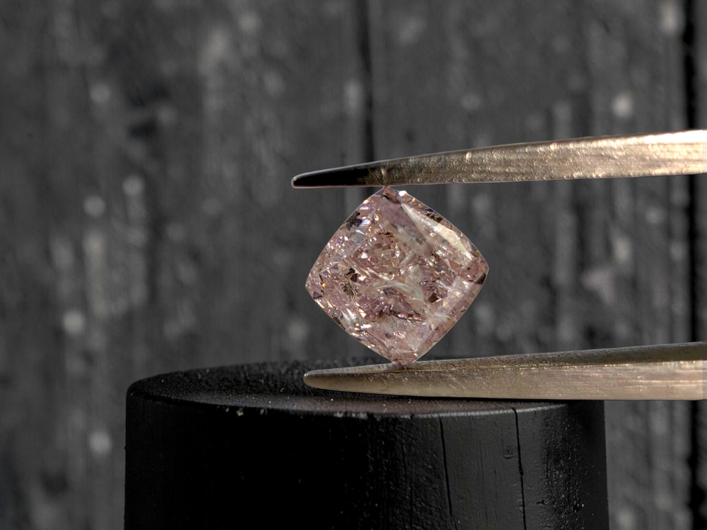 Natural 1.02 cts. Fancy Brownish Pink Cushion Modified Brilliant Diamond Loose Stone - GIA Certified - LS58