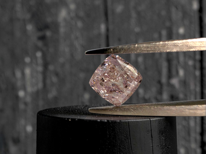 Natural 1.02 cts. Fancy Brownish Pink Cushion Modified Brilliant Diamond Loose Stone - GIA Certified - LS58