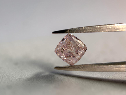 Natural 1.02 cts. Fancy Brownish Pink Cushion Modified Brilliant Diamond Loose Stone - GIA Certified - LS58