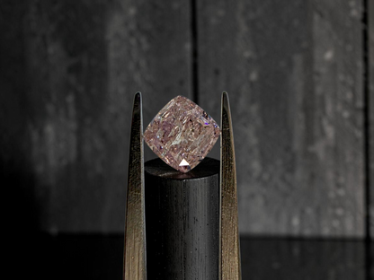 Natural 1.02 cts. Fancy Brownish Pink Cushion Modified Brilliant Diamond Loose Stone - GIA Certified - LS58