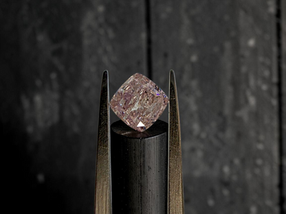 Natural 1.02 cts. Fancy Brownish Pink Cushion Modified Brilliant Diamond Loose Stone - GIA Certified - LS58