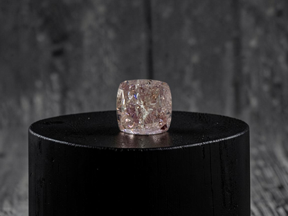 Natural 1.02 cts. Fancy Brownish Pink Cushion Modified Brilliant Diamond Loose Stone - GIA Certified - LS58
