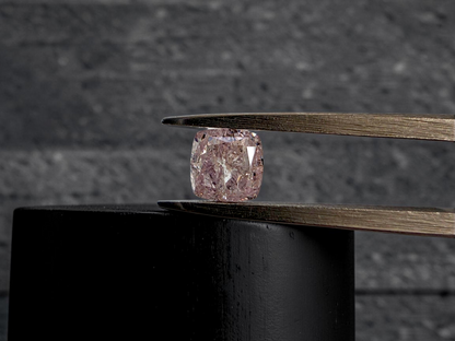 Natural 1.02 cts. Fancy Brownish Pink Cushion Modified Brilliant Diamond Loose Stone - GIA Certified - LS58