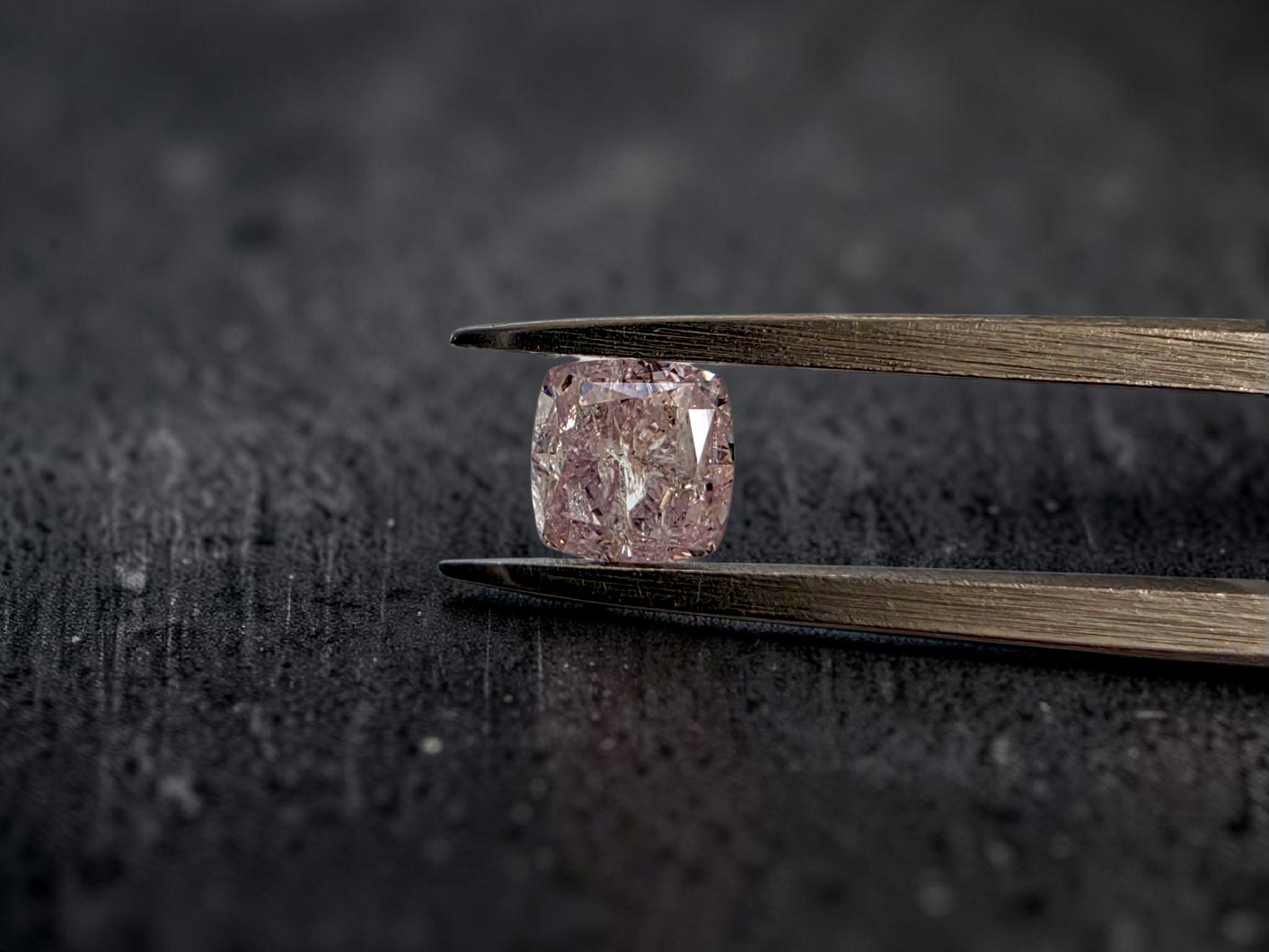 Natural 1.02 cts. Fancy Brownish Pink Cushion Modified Brilliant Diamond Loose Stone - GIA Certified - LS58