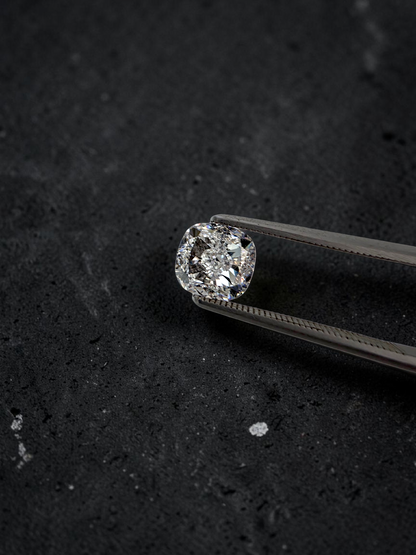Natural 2.01 cts. D VS2 Ex Ex N Cushion Shaped Diamond Loose Stone - GIA Certified - LS59