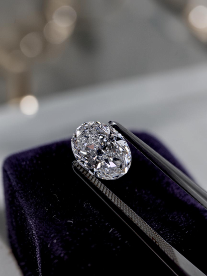 Natural 2.00 cts. D SI1 Ex Vg N Oval Brilliant Shaped Diamond Loose Stone - GIA Certified - LS60