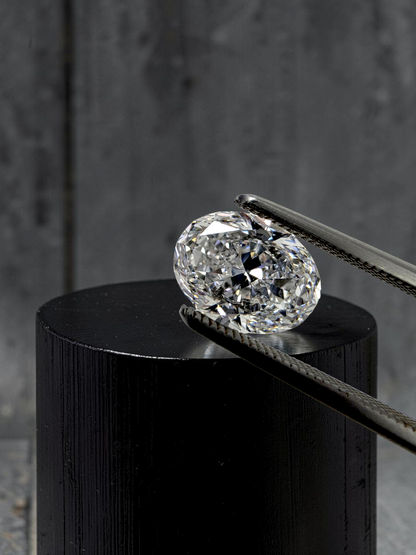 Natural 2.00 cts. D SI1 Ex Vg N Oval Brilliant Shaped Diamond Loose Stone - GIA Certified - LS60