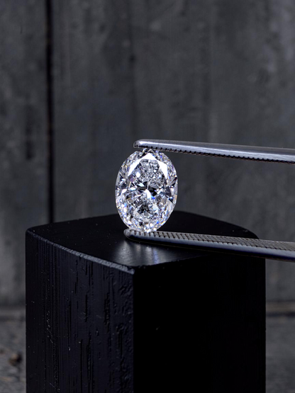 Natural 2.00 cts. D SI1 Ex Vg N Oval Brilliant Shaped Diamond Loose Stone - GIA Certified - LS60