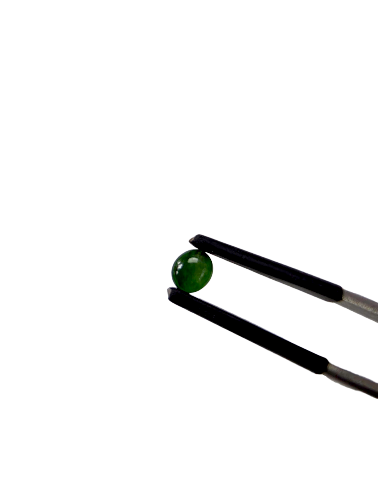 Certified 2.57 cts. Three Stone Burmese A-Jadeite Oval Cabochon Calibrated Loose Stones Jewelry Set JS004