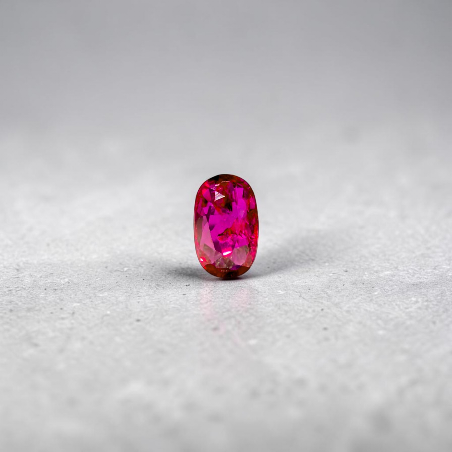 Certified 1.02 cts. No Heat Purplish Red Ruby (Mozambique) Oval Shaped Loose Stone LS68