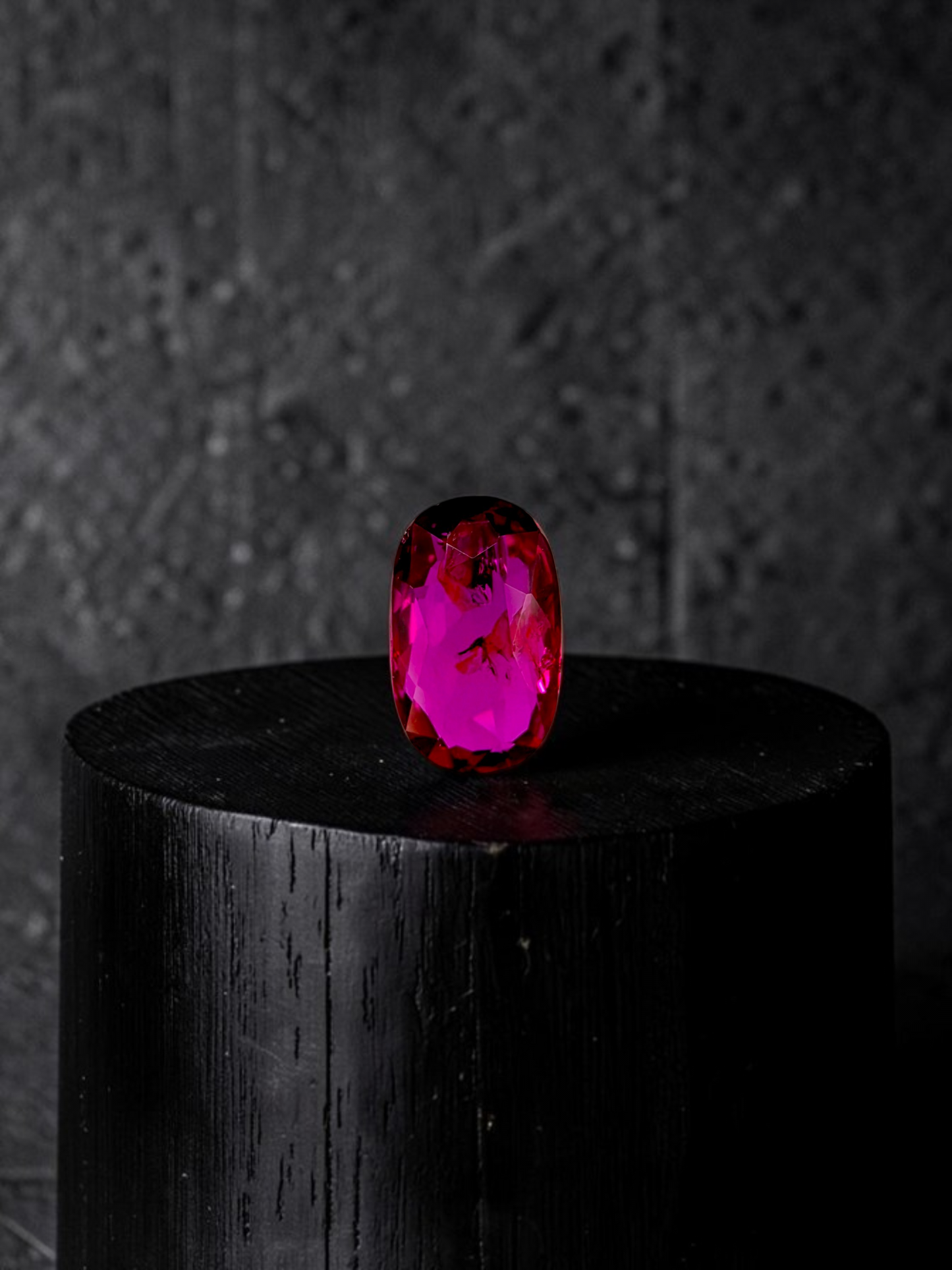 Certified 1.02 cts. No Heat Purplish Red Ruby (Mozambique) Oval Shaped Loose Stone LS68