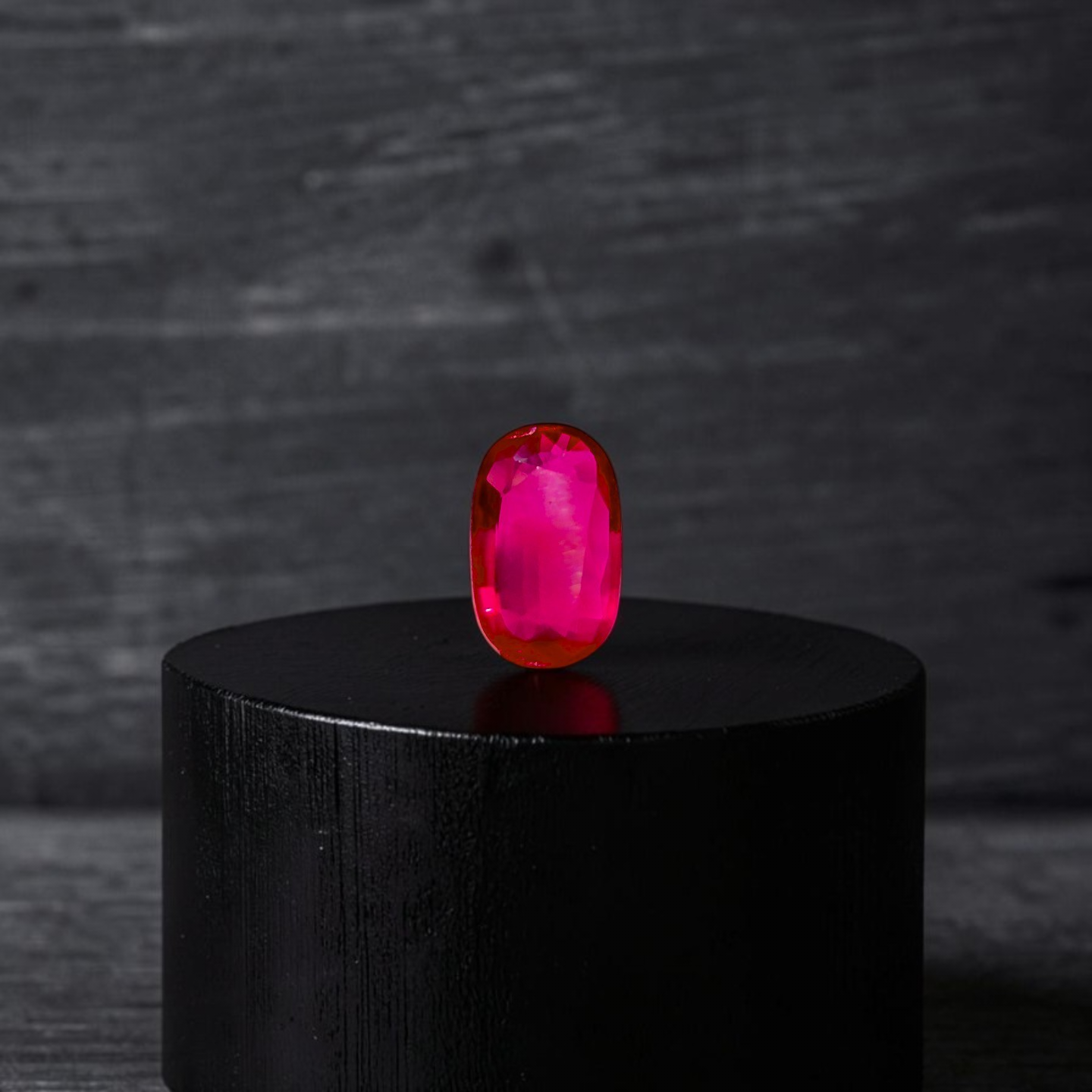 Certified 1.01 cts. No Heat Pigeon's Blood Vivid Red Ruby (Mozambique) Oval Shaped Loose Stone LS69