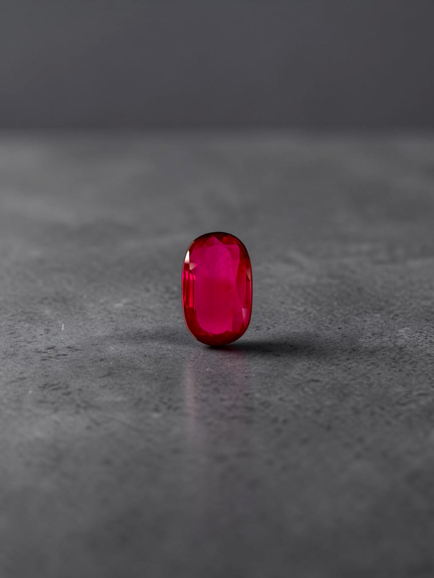 Certified 1.01 cts. No Heat Pigeon's Blood Vivid Red Ruby (Mozambique) Oval Shaped Loose Stone LS69