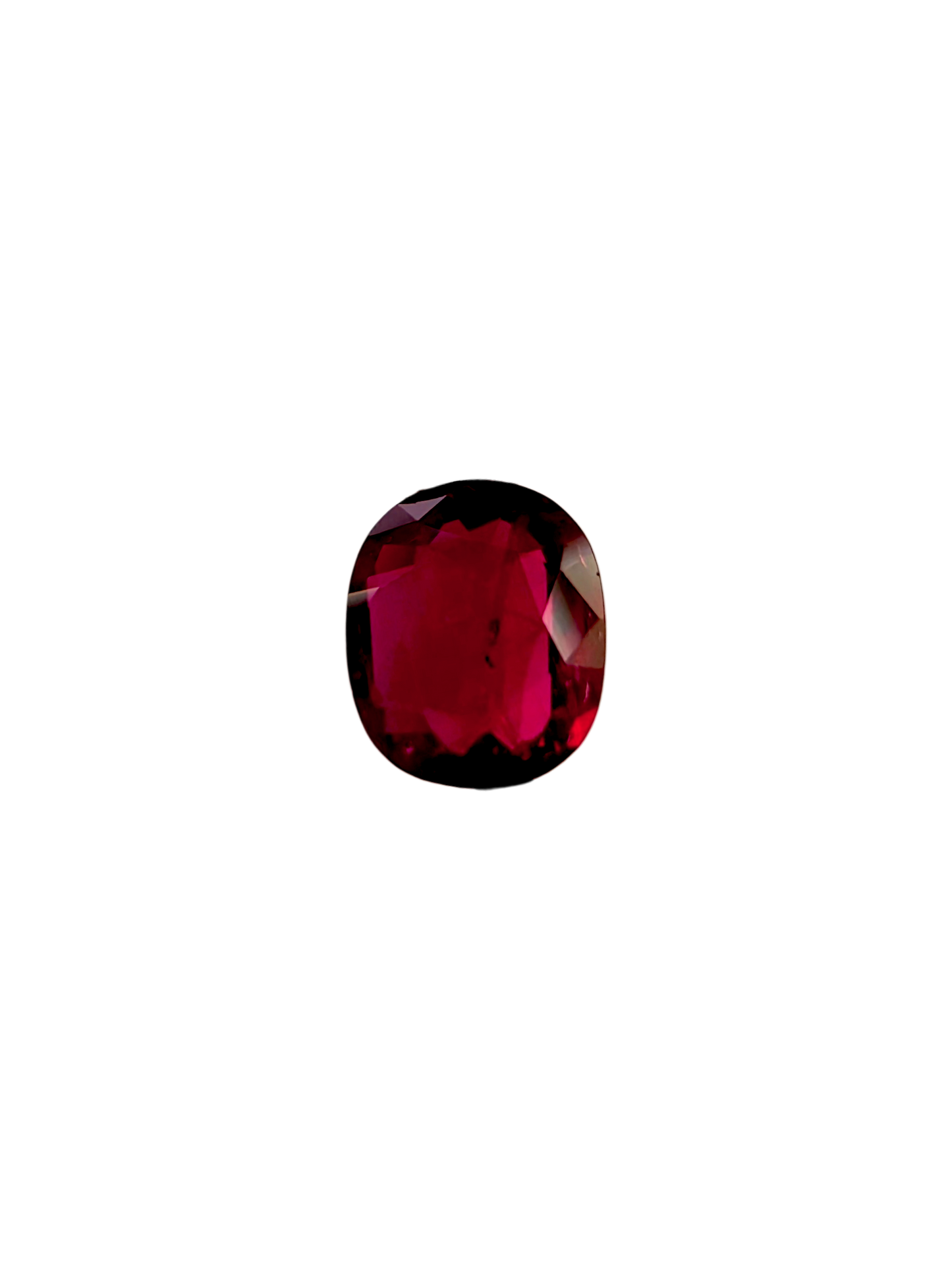 Certified 1.22 cts. Heated Pigeon's Blood Vivid Red Ruby (Mozambique) Oval Shaped Loose Stone LS72