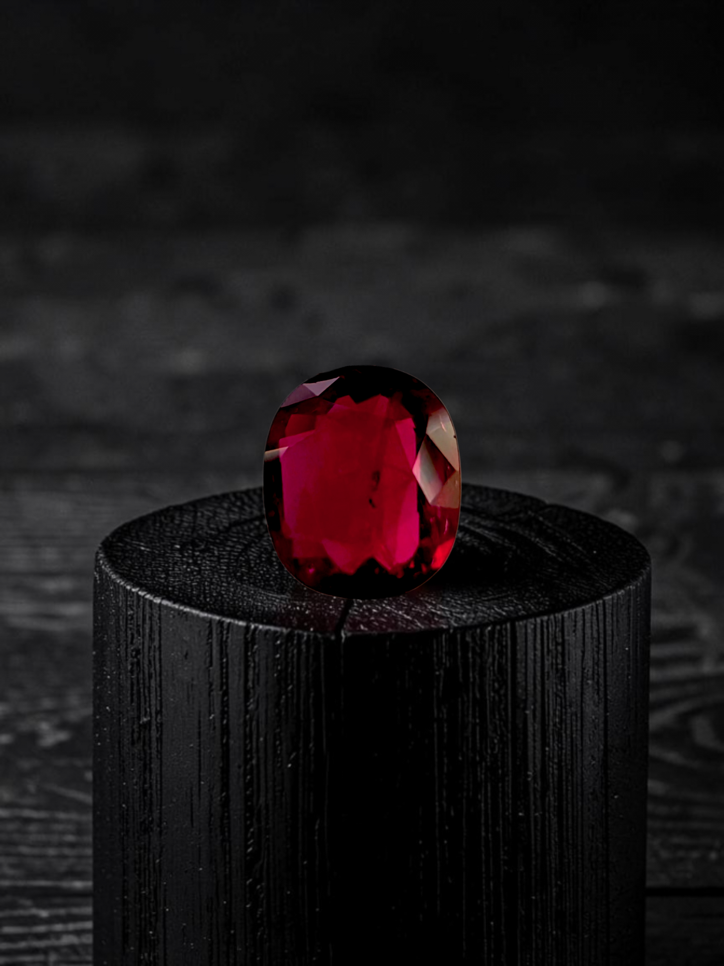 Certified 1.22 cts. Heated Pigeon's Blood Vivid Red Ruby (Mozambique) Oval Shaped Loose Stone LS72