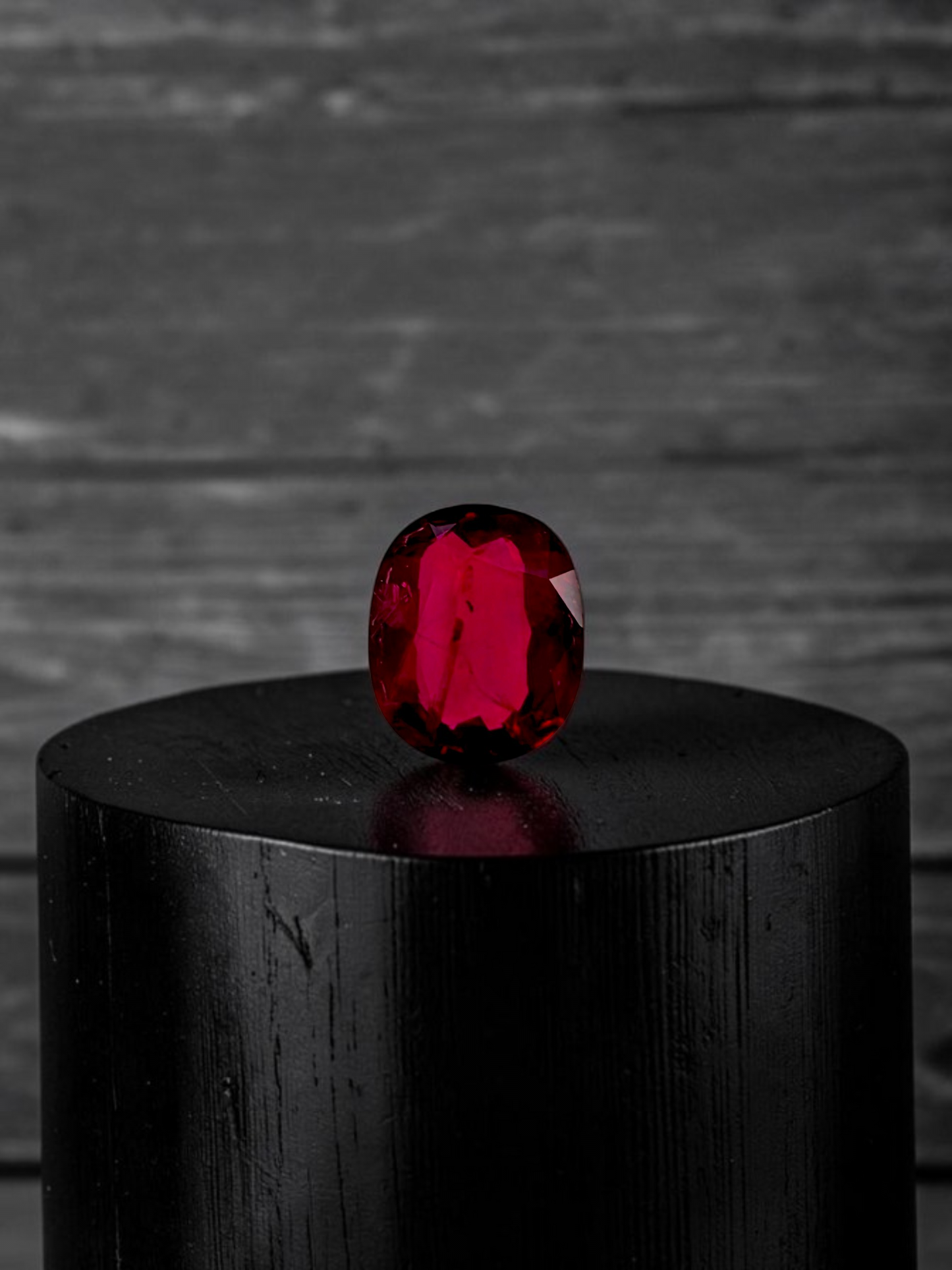 Certified 1.22 cts. Heated Pigeon's Blood Vivid Red Ruby (Mozambique) Oval Shaped Loose Stone LS72