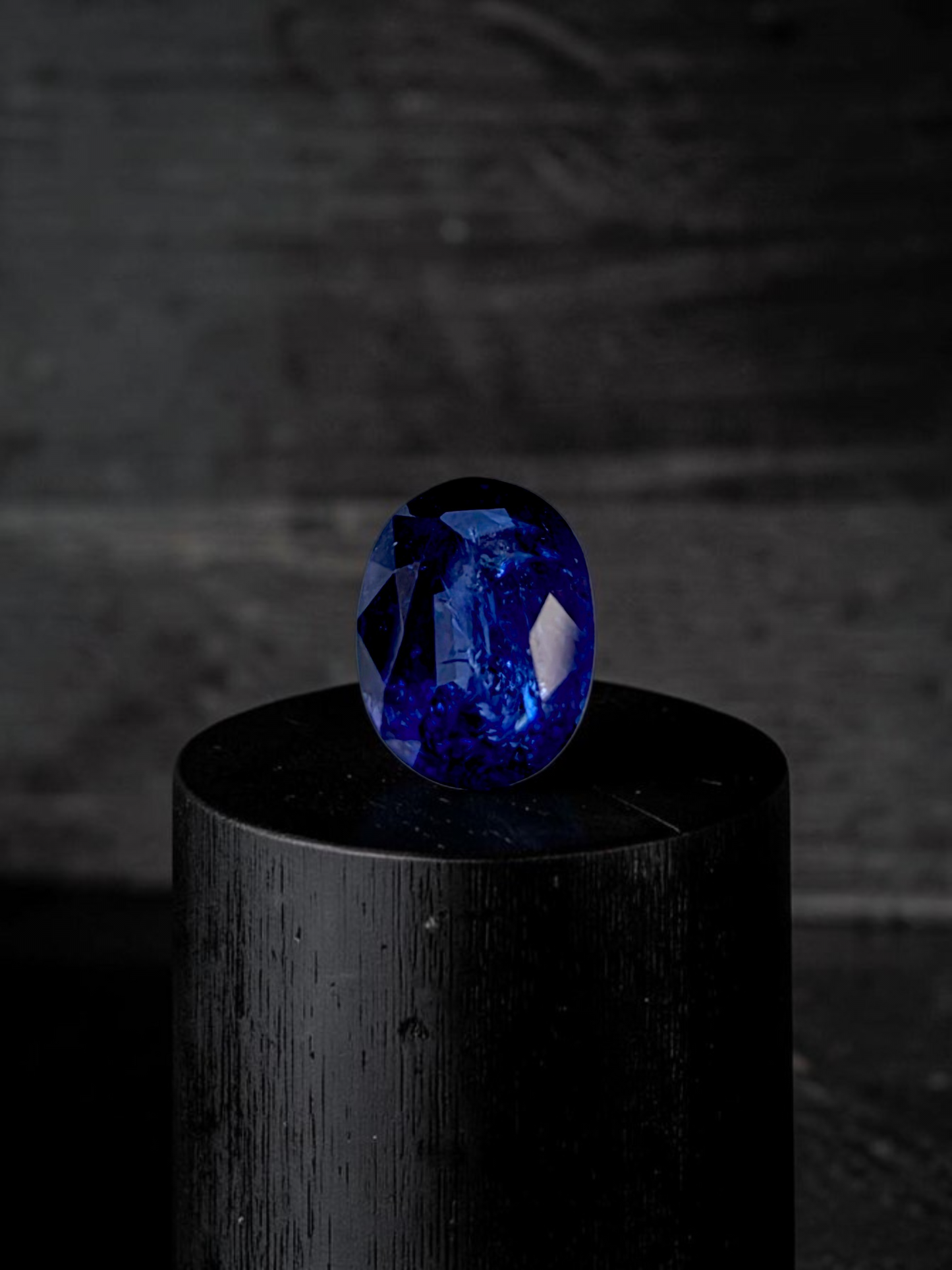 Certified 1.96 cts. Heated Royal Vivid Blue Sapphire (Sri Lankan/Ceylon) Oval Shaped Loose Stone LS74