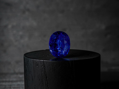 Certified 1.96 cts. Heated Royal Vivid Blue Sapphire (Sri Lankan/Ceylon) Oval Shaped Loose Stone LS74